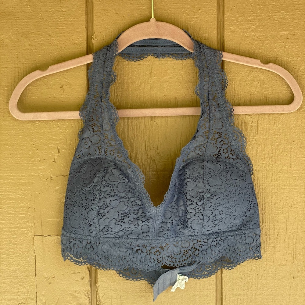 Blue bralette
